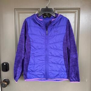 Under Armour Quilted Coldgear Hooded Jacket Youth Large YLG